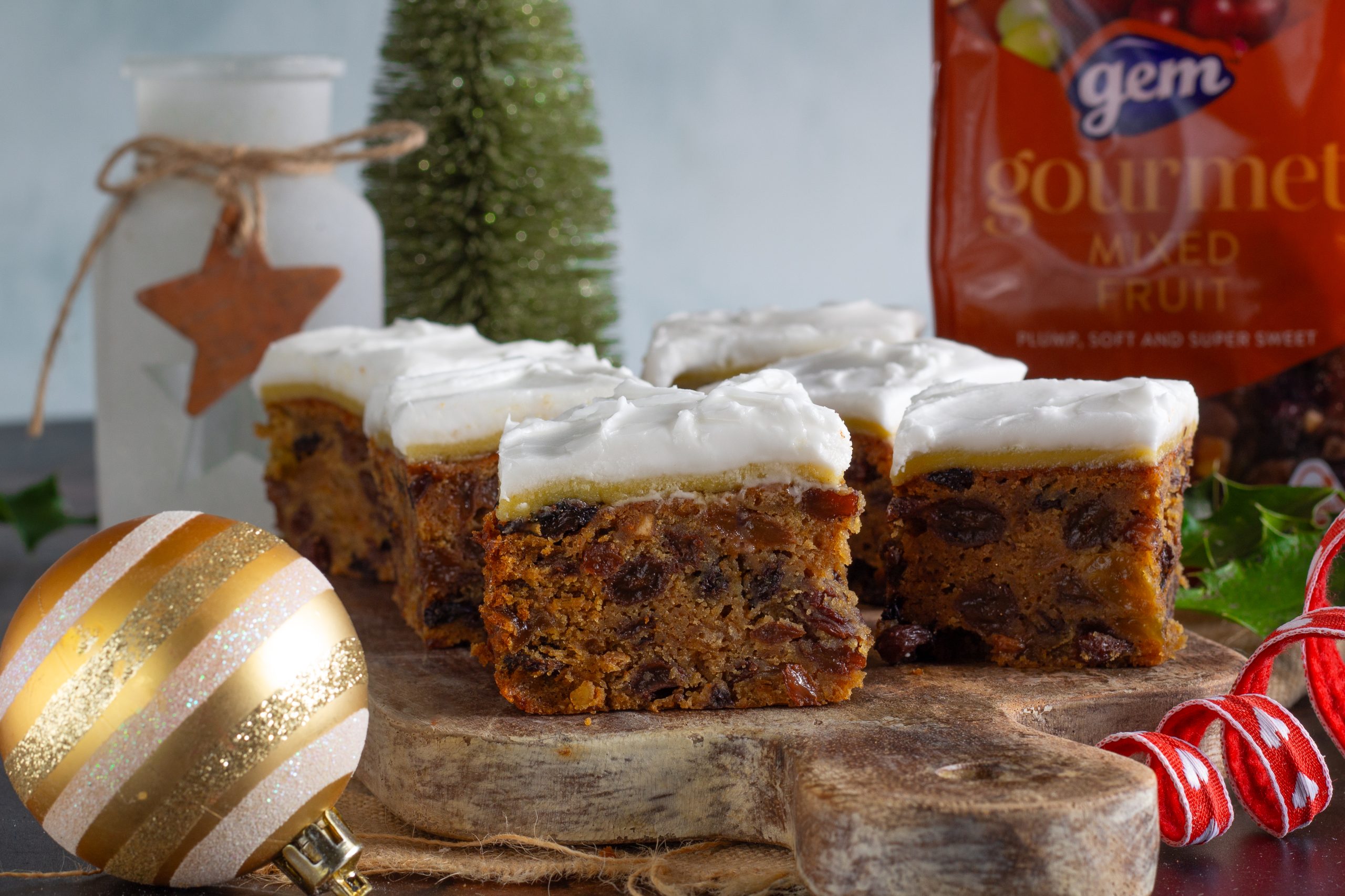 Christmas Cake Traybake