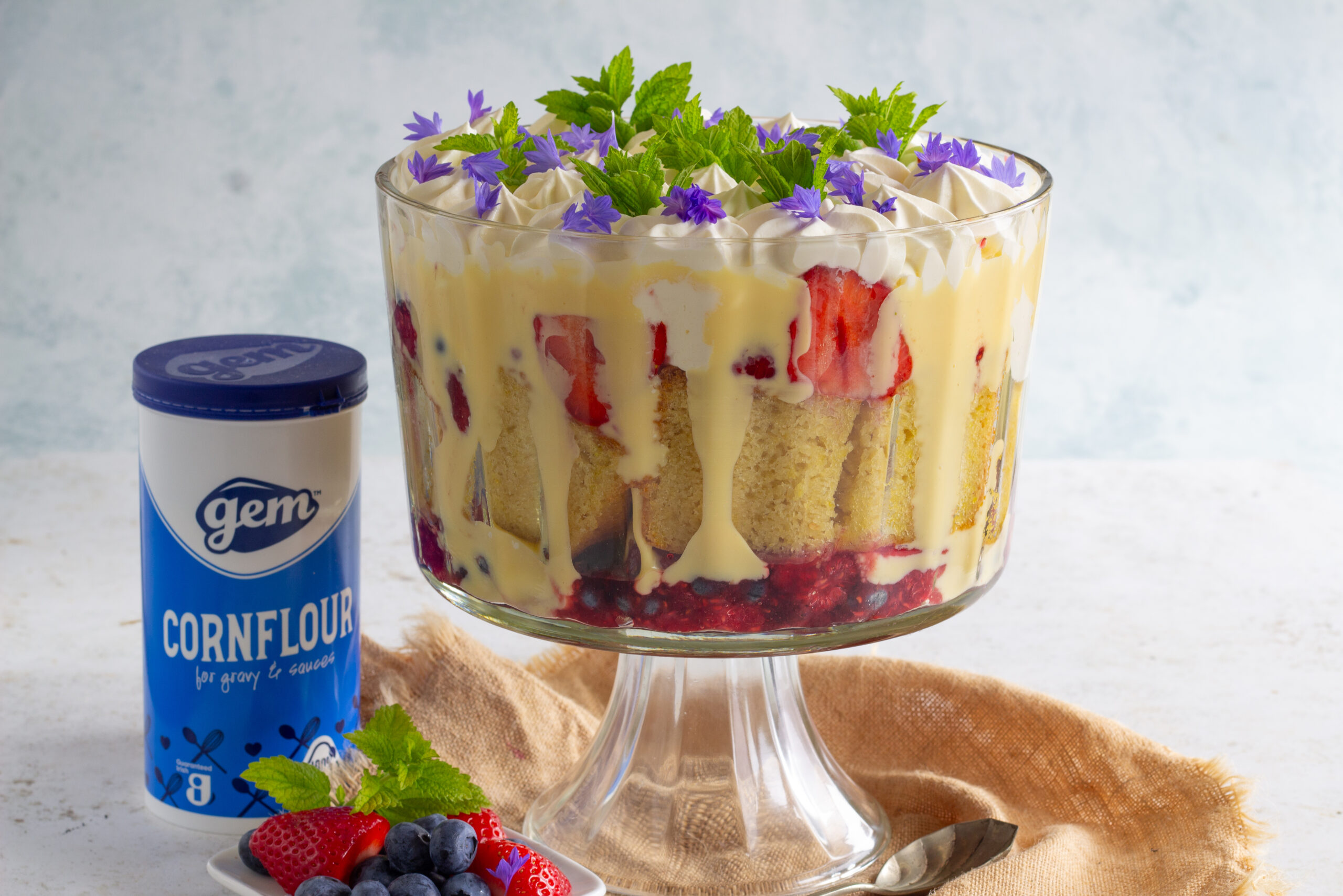 Summer Fruit Trifle