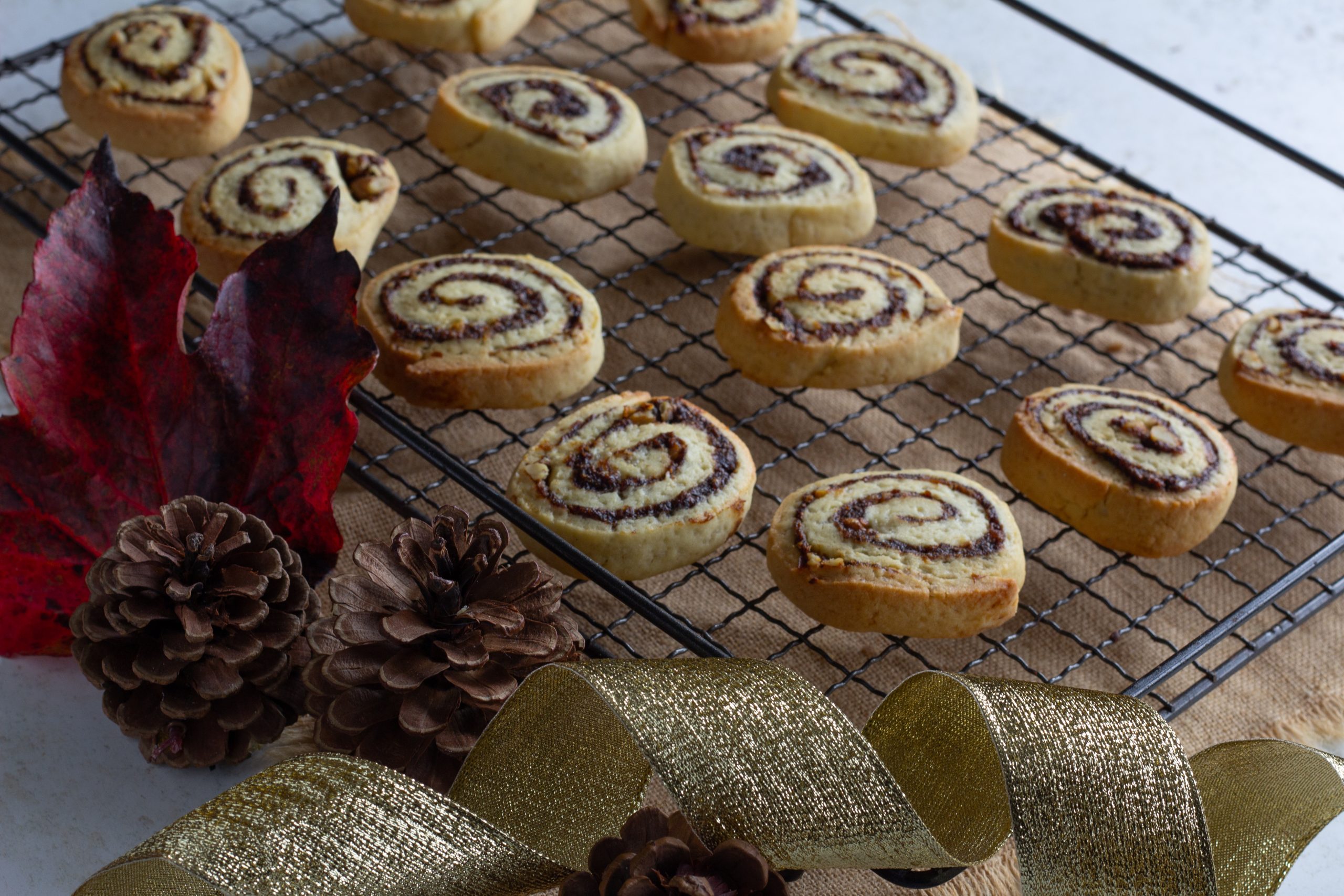 Date Pinwheel cookies