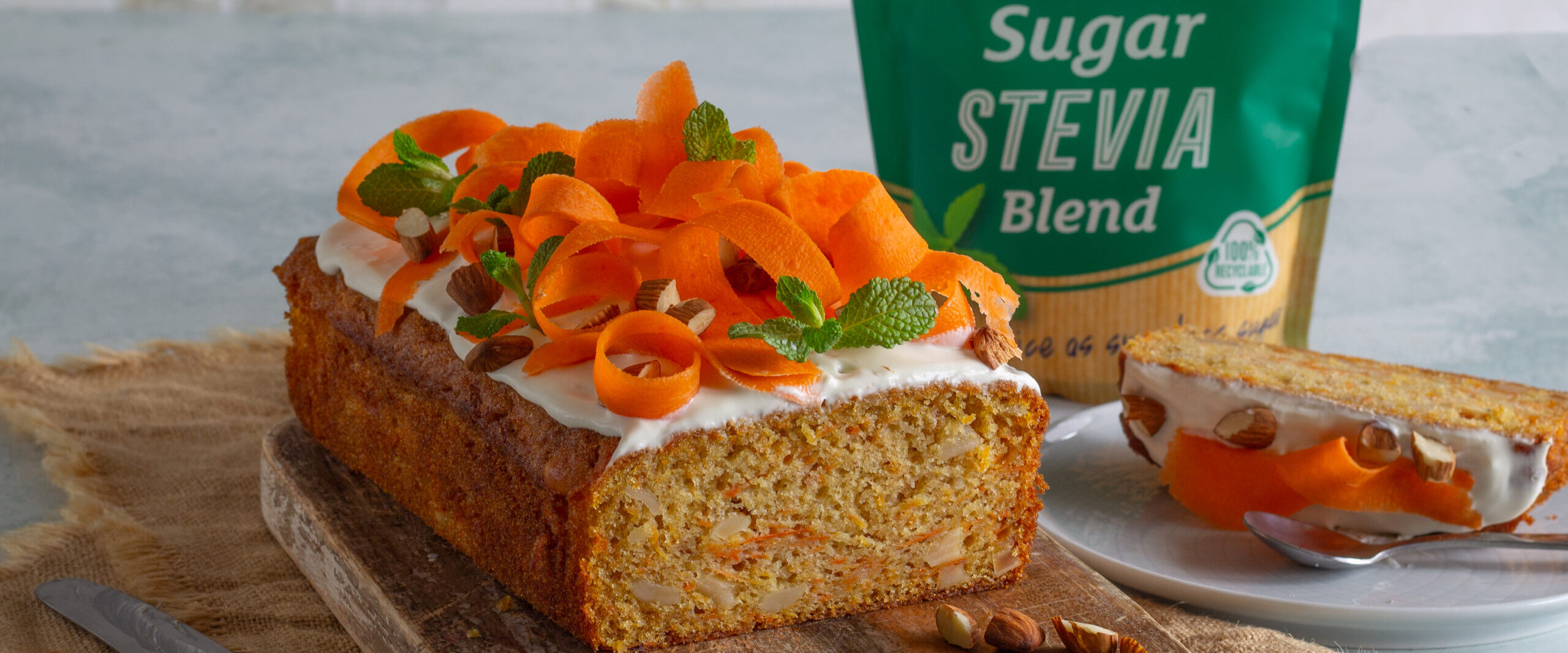 Carrot Almond Loaf Cake