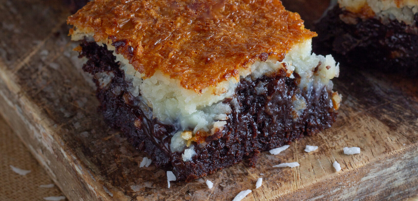 Chocolate Coconut Brownies