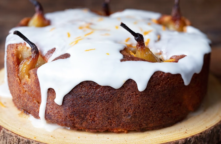 Autumn Spiced Pear Cake