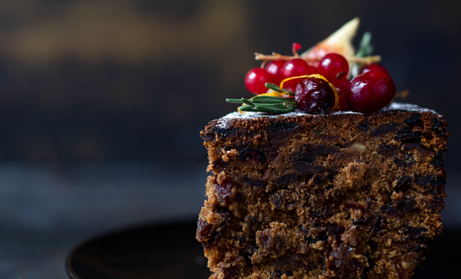 Chocolate Espresso Christmas Cake