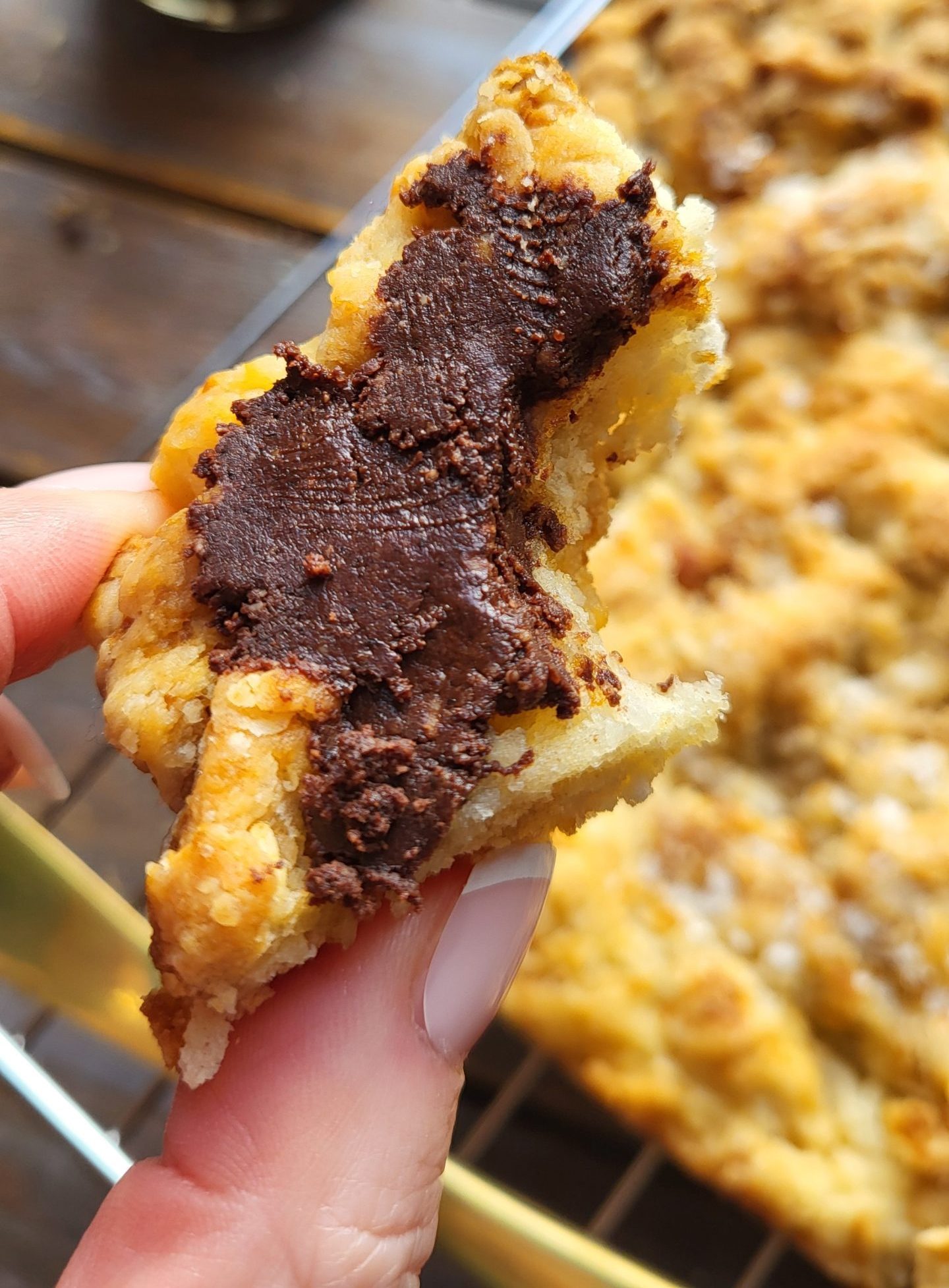 Almond Cocoa Spread and Soda-Style Focaccia