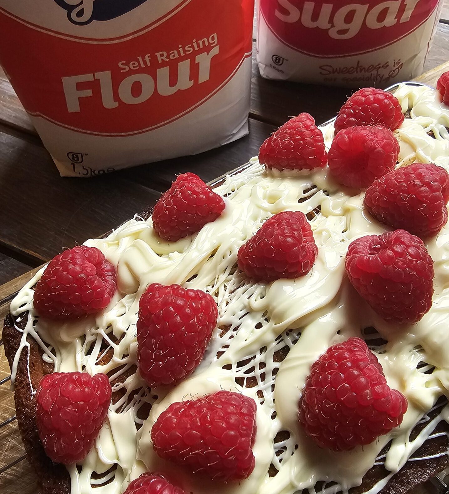 Raspberry & White Chocolate Chip Loaf